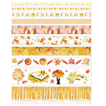 Load image into Gallery viewer, 10 Rolls Adhesive Tape Washi Tape Set Color Tape (Thick Autumn Forest 06)