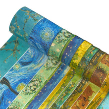 Load image into Gallery viewer, 10 Rollen Adhesive Tape Hot Stamping Washi Tape Set for Crafts(Art Collector 01)