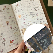 Load image into Gallery viewer, 10 Rollen Adhesive Tape Hot Stamping Washi Tape Set (Bright Starry River 02)