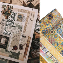 Load image into Gallery viewer, 10 Rollen Adhesive Tape Hot Stamping Washi Tape Set for Crafts (Splendid 03)