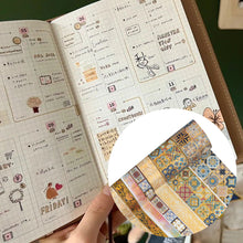 Load image into Gallery viewer, 10 Rollen Adhesive Tape Hot Stamping Washi Tape Set for Crafts (Splendid 03)