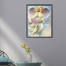 Load image into Gallery viewer, AB Diamond Painting - Full Round - Flower-carrying angel (30*40CM)