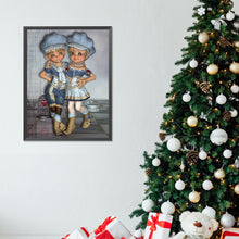 Load image into Gallery viewer, Diamond Painting - Full Round - big eyed doll (30*40CM)