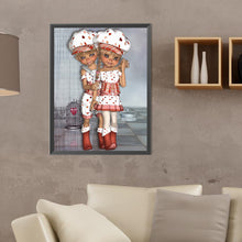 Load image into Gallery viewer, Diamond Painting - Full Round - big eyed doll (30*40CM)