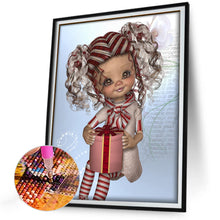 Load image into Gallery viewer, Diamond Painting - Full Round - big eyed doll (30*40CM)