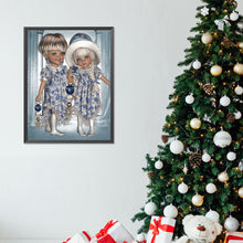Load image into Gallery viewer, Diamond Painting - Full Round - big eyed doll (30*40CM)