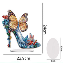 Load image into Gallery viewer, Diamond Painting Tabletop Ornaments for Office Desktop Decor (Jeweled Heels #2)