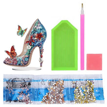 Load image into Gallery viewer, Diamond Painting Tabletop Ornaments for Office Desktop Decor (Jeweled Heels #3)