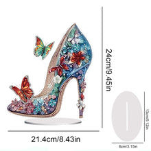 Load image into Gallery viewer, Diamond Painting Tabletop Ornaments for Office Desktop Decor (Jeweled Heels #3)