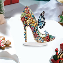 Load image into Gallery viewer, Diamond Painting Tabletop Ornaments for Office Desktop Decor (Jeweled Heels #5)
