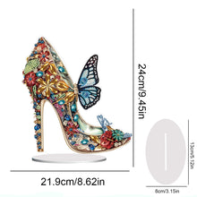 Load image into Gallery viewer, Diamond Painting Tabletop Ornaments for Office Desktop Decor (Jeweled Heels #5)
