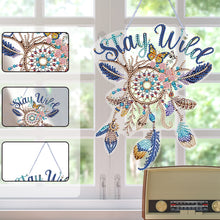 Load image into Gallery viewer, Dreamcatcher Single-Sided Diamond Painting Hanging Pendant for Home Wall Decor