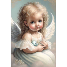 Load image into Gallery viewer, Diamond Painting - Full Round - angel girl (40*60CM)