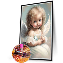 Load image into Gallery viewer, Diamond Painting - Full Round - angel girl (40*60CM)