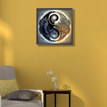Load image into Gallery viewer, Diamond Painting - Full Round - Yin and Yang diagram of mythical beasts (45*45CM)