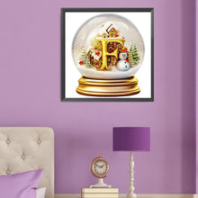 Load image into Gallery viewer, Diamond Painting - Full Round - Christmas crystal ball F (50*50CM)