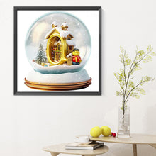 Load image into Gallery viewer, Diamond Painting - Full Round - Christmas crystal ball Q (30*30CM)