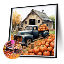 Load image into Gallery viewer, Diamond Painting - Full Round - Country Pumpkin Classic Car (30*30CM)