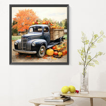 Load image into Gallery viewer, Diamond Painting - Full Round - Country Pumpkin Classic Car (30*30CM)