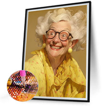 Load image into Gallery viewer, Diamond Painting - Full Round - Funny grandma (30*40CM)