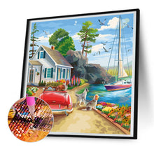 Load image into Gallery viewer, Diamond Painting - Full Round - seaside (30*30CM)