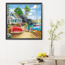 Load image into Gallery viewer, Diamond Painting - Full Round - seaside (30*30CM)