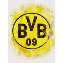 Load image into Gallery viewer, Diamond Painting - Full Round - Dortmund team logo (30*40CM)