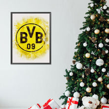 Load image into Gallery viewer, Diamond Painting - Full Round - Dortmund team logo (30*40CM)