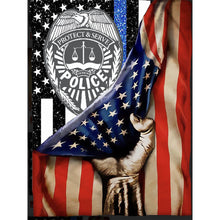 Load image into Gallery viewer, Diamond Painting - Full Round - American flag (30*40CM)