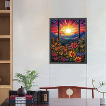 Load image into Gallery viewer, Diamond Painting - Full Round - beautiful sunrise (40*50CM)