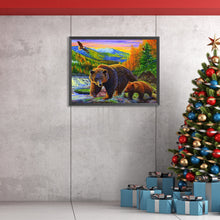 Load image into Gallery viewer, Diamond Painting - Full Square - brown bear (40*30CM)