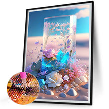 Load image into Gallery viewer, Diamond Painting - Full Round - Fantasy Beach Flowers in a Vase (30*40CM)