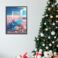 Load image into Gallery viewer, Diamond Painting - Full Round - Fantasy Beach Flowers in a Vase (30*40CM)