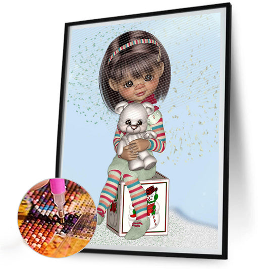 Diamond Painting - Full Round - model doll (30*40CM)