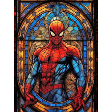 Load image into Gallery viewer, Diamond Painting - Full Round - Glass Art Spiderman (30*40CM)