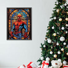 Load image into Gallery viewer, Diamond Painting - Full Round - Glass Art Spiderman (30*40CM)