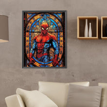 Load image into Gallery viewer, Diamond Painting - Full Round - Glass Art Spiderman (30*40CM)