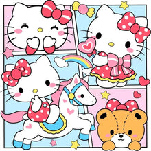 Load image into Gallery viewer, Diamond Painting - Full Round - Kitty cat (30*30CM)
