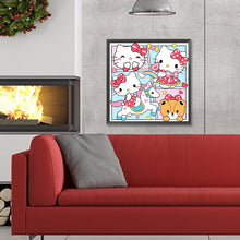 Load image into Gallery viewer, Diamond Painting - Full Round - Kitty cat (30*30CM)
