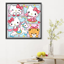 Load image into Gallery viewer, Diamond Painting - Full Round - Kitty cat (30*30CM)
