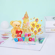 Load image into Gallery viewer, Acrylic Diamond Painting Desktop Decor for Office Desktop Decor (Birthday Bear)
