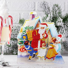Load image into Gallery viewer, Acrylic Diamond Painting Desktop Decor for Office Desktop Decor (Santa)