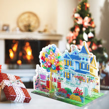 Load image into Gallery viewer, Diamond Painting Desktop Decor for Office Desktop Decor (Townhouse Garden)