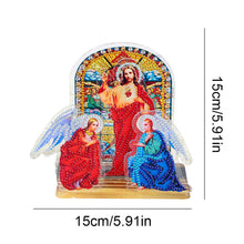 Load image into Gallery viewer, Acrylic Diamond Painting Desktop Decor for Office Desktop Decor (Jesus)