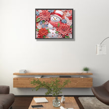 Load image into Gallery viewer, Diamond Painting - Partial Special Shaped - Snowman¡¤Red (40*50CM)