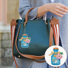 Load image into Gallery viewer, 6PCS Double Sided Special Shape Diamond Painting Keychain (Perfume Bottle)