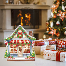 Load image into Gallery viewer, Wooden Xmas Shop Desktop Diamond Art Kits for Xmas Table Office Home Decor (#1)