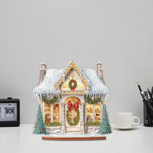 Load image into Gallery viewer, Wooden Xmas Shop Desktop Diamond Art Kits for Xmas Table Office Home Decor (#6)
