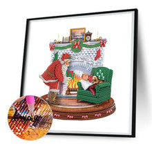 Load image into Gallery viewer, Diamond Painting - Partial Special Shaped - Santa Claus (30*30CM)