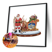 Load image into Gallery viewer, Diamond Painting - Partial Special Shaped - Santa Claus (30*30CM)